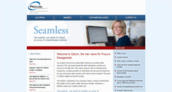 Desktop Screenshot of procura-inc.com